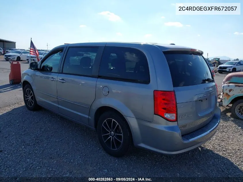 2C4RDGEGXFR672057 2015 Dodge Grand Caravan R/T