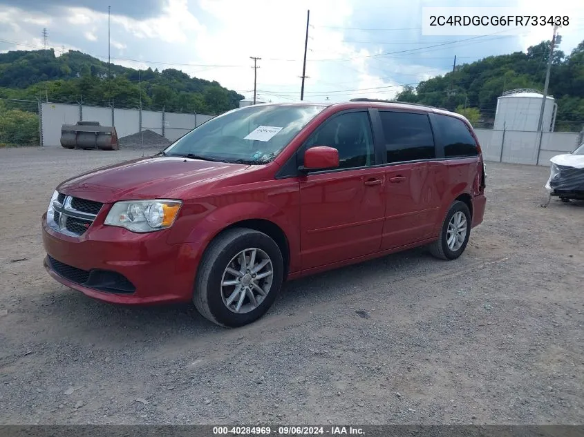 2015 Dodge Grand Caravan Sxt VIN: 2C4RDGCG6FR733438 Lot: 40284969