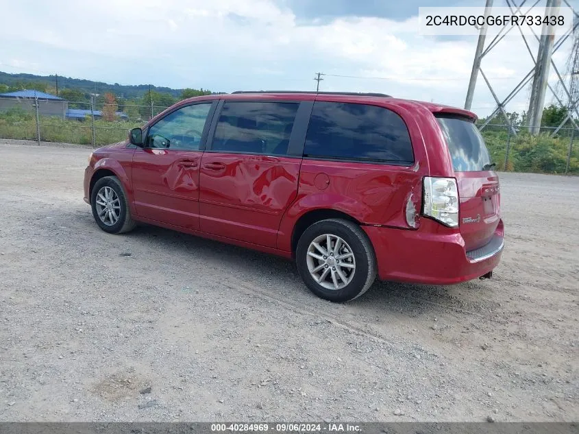 2015 Dodge Grand Caravan Sxt VIN: 2C4RDGCG6FR733438 Lot: 40284969