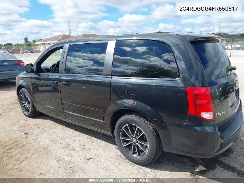 2C4RDGCG4FR650817 2015 Dodge Grand Caravan Sxt