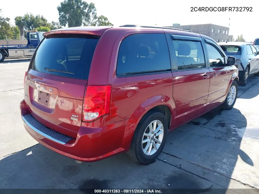 2C4RDGCG8FR732792 2015 Dodge Grand Caravan Sxt