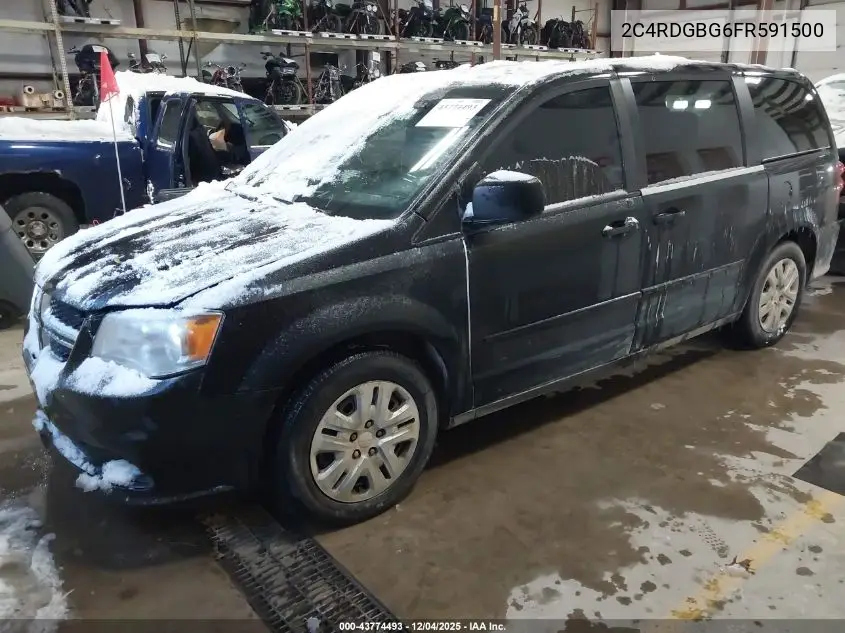 2C4RDGBG6FR591500 2015 Dodge Grand Caravan Se
