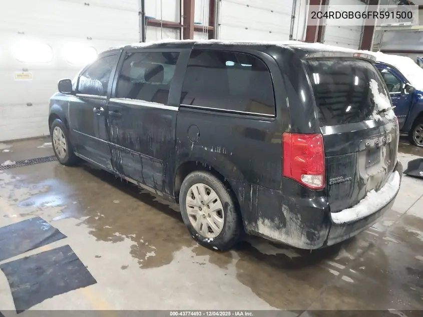 2C4RDGBG6FR591500 2015 Dodge Grand Caravan Se