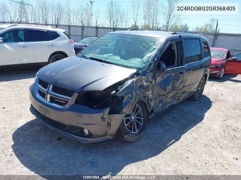 2C4RDGBG2GR368405 2016 Dodge Grand Caravan Se/Sxt