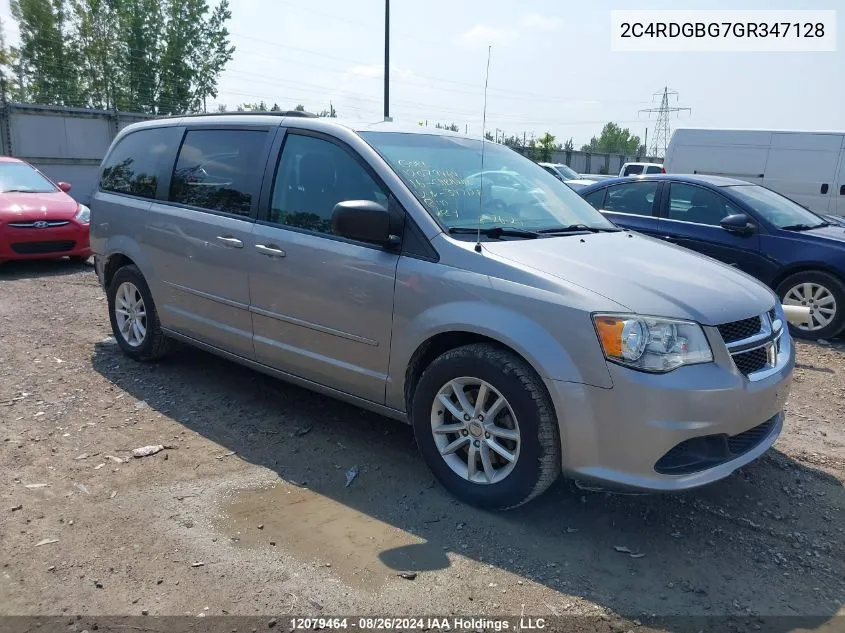 2C4RDGBG7GR347128 2016 Dodge Caravan