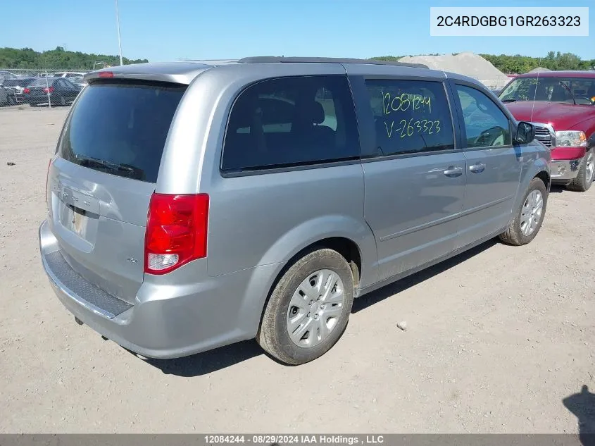 2C4RDGBG1GR263323 2016 Dodge Grand Caravan Se/Sxt