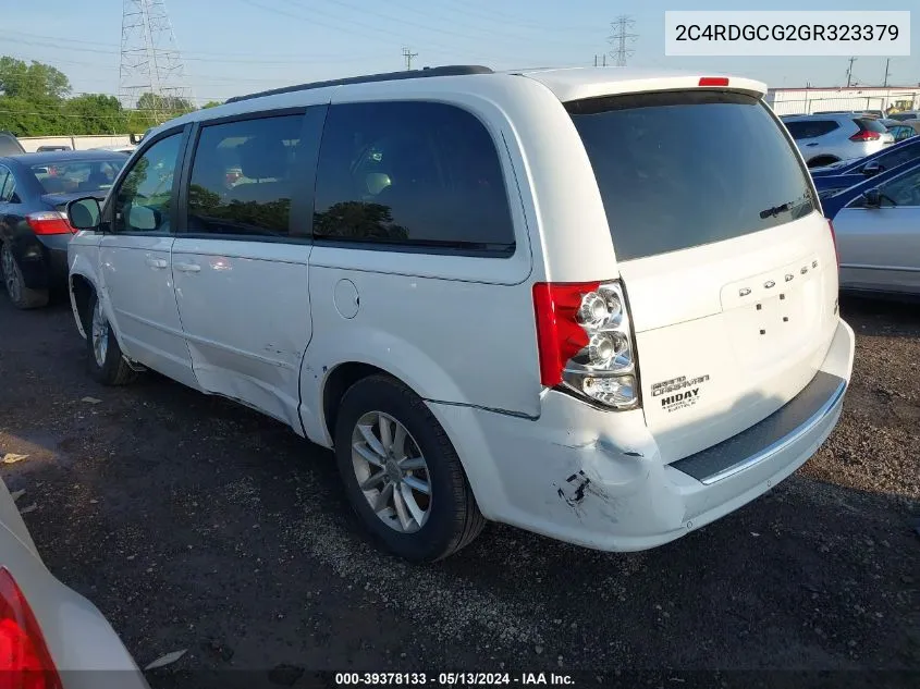 2C4RDGCG2GR323379 2016 Dodge Grand Caravan Sxt