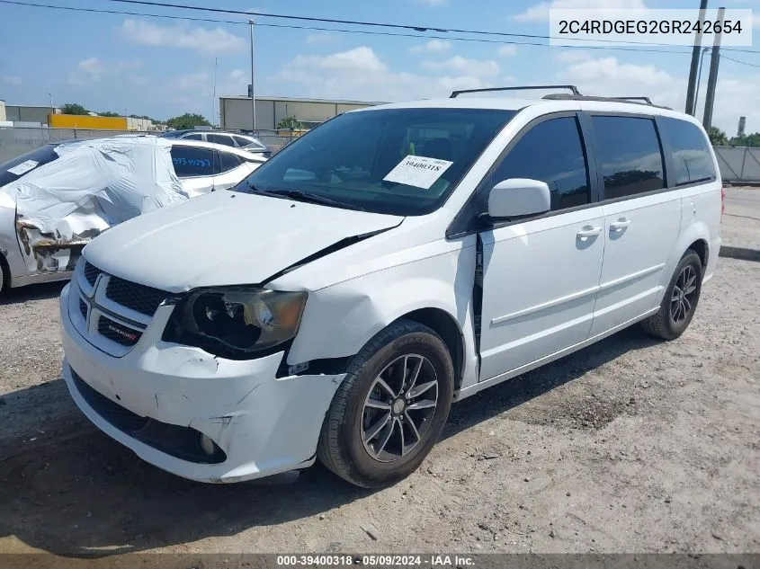 2C4RDGEG2GR242654 2016 Dodge Grand Caravan R/T