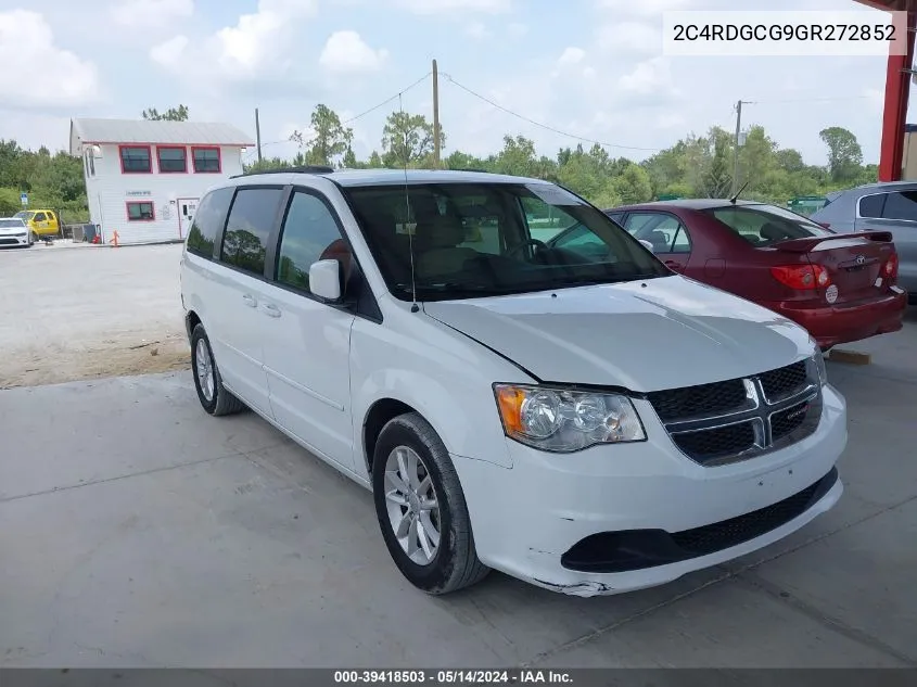 2C4RDGCG9GR272852 2016 Dodge Grand Caravan Sxt