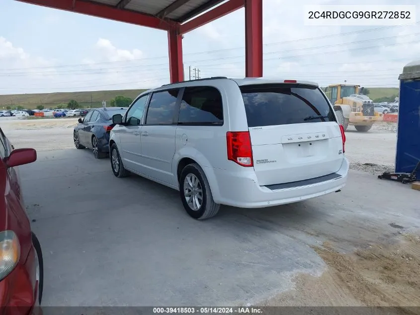 2C4RDGCG9GR272852 2016 Dodge Grand Caravan Sxt