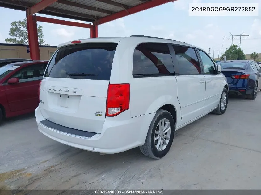 2C4RDGCG9GR272852 2016 Dodge Grand Caravan Sxt