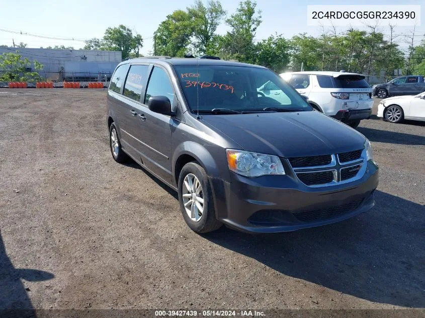 2C4RDGCG5GR234390 2016 Dodge Grand Caravan Sxt