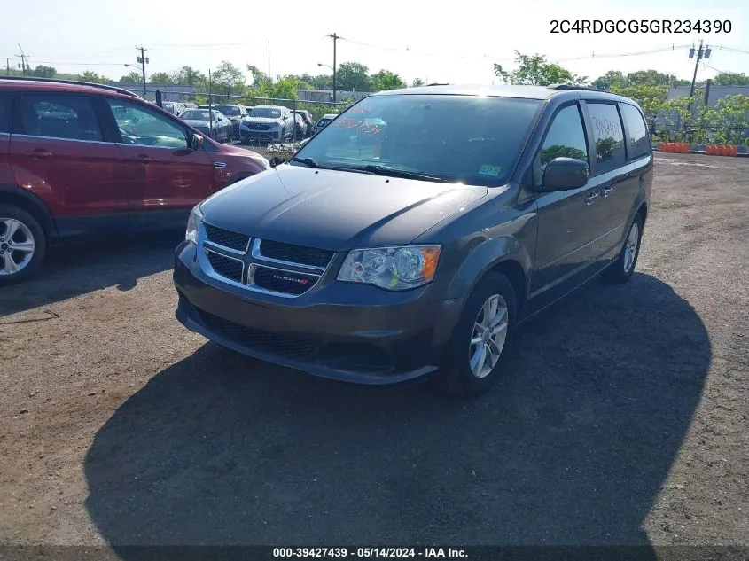 2C4RDGCG5GR234390 2016 Dodge Grand Caravan Sxt