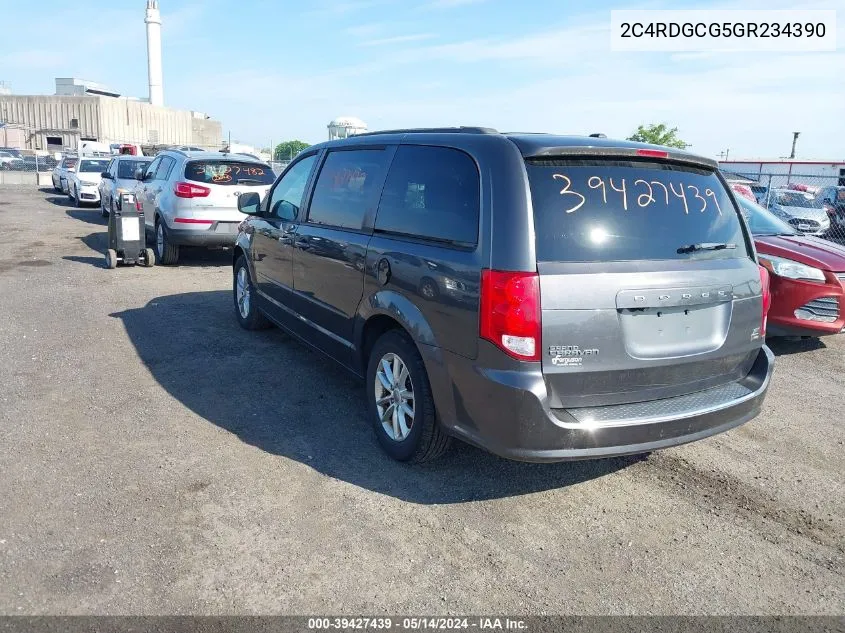 2C4RDGCG5GR234390 2016 Dodge Grand Caravan Sxt