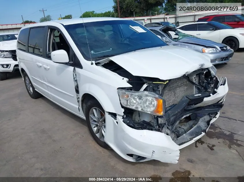 2C4RDGBG0GR277469 2016 Dodge Grand Caravan Se Plus