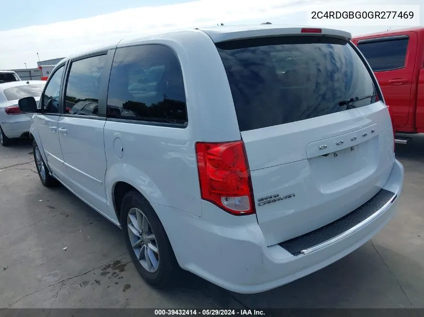 2C4RDGBG0GR277469 2016 Dodge Grand Caravan Se Plus