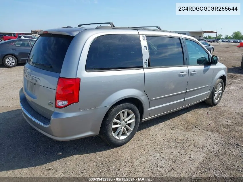 2C4RDGCG0GR265644 2016 Dodge Grand Caravan Sxt