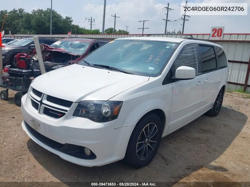 2C4RDGEG6GR242706 2016 Dodge Grand Caravan R/T