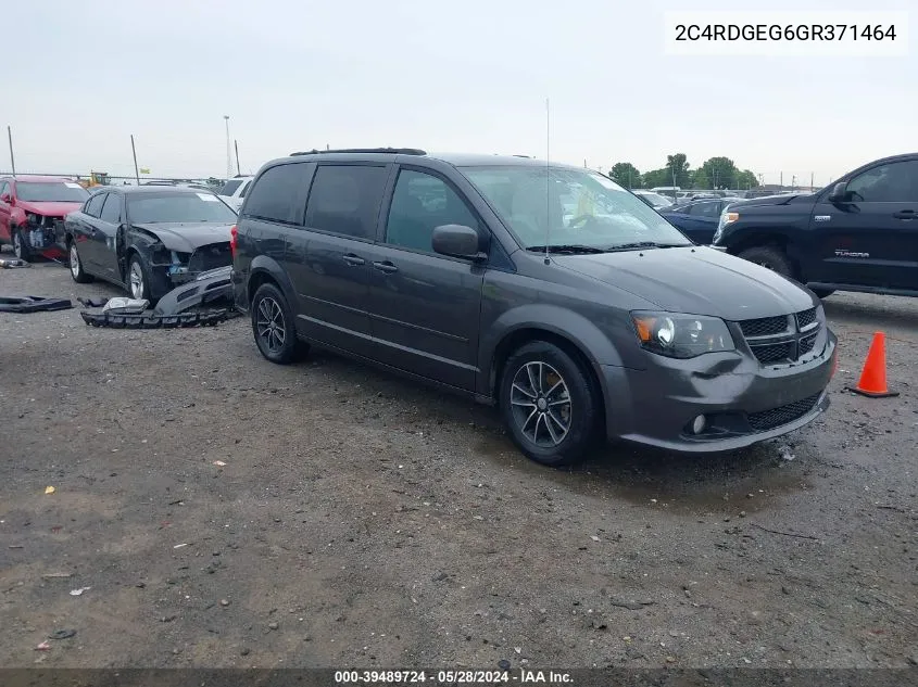 2C4RDGEG6GR371464 2016 Dodge Grand Caravan R/T