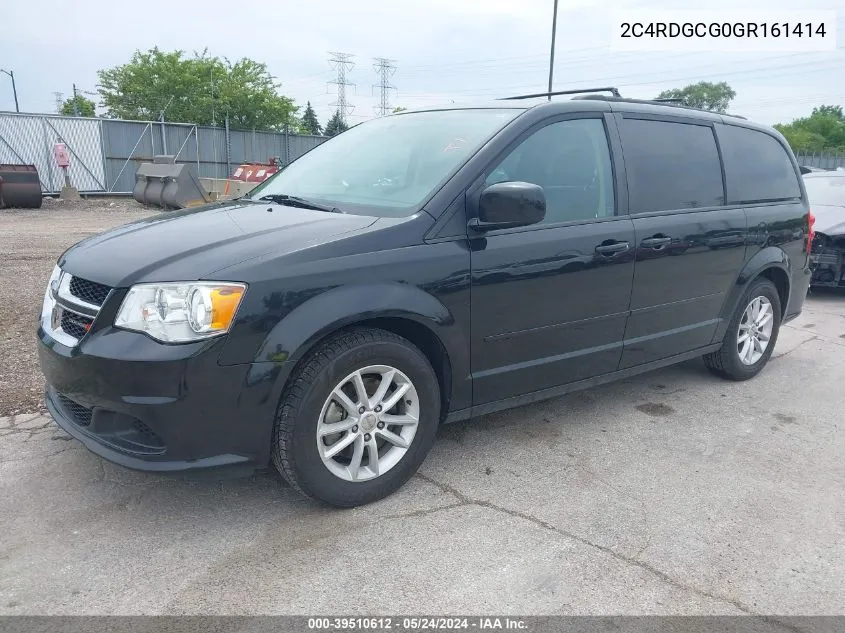 2C4RDGCG0GR161414 2016 Dodge Grand Caravan Sxt