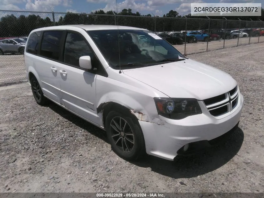 2C4RDGEG3GR137072 2016 Dodge Grand Caravan R/T