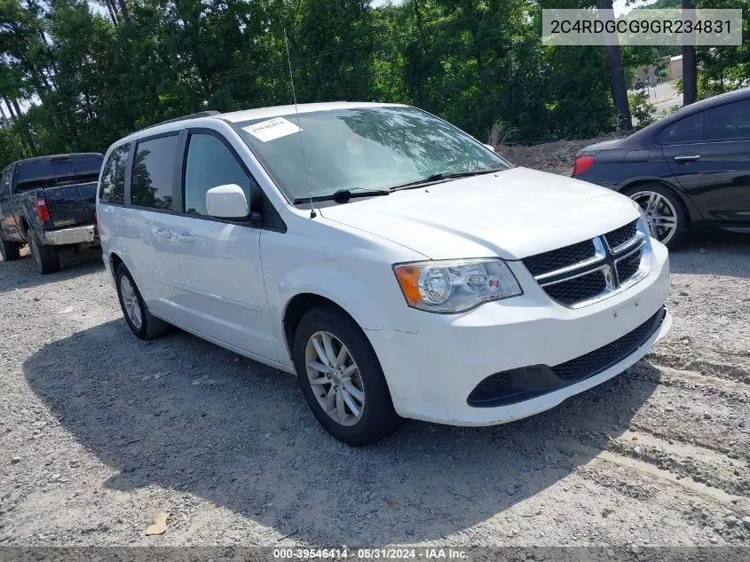 2C4RDGCG9GR234831 2016 Dodge Grand Caravan Sxt