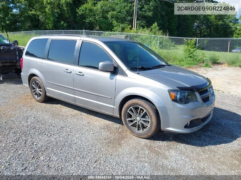 2016 Dodge Grand Caravan R/T VIN: 2C4RDGEG9GR224846 Lot: 39549131