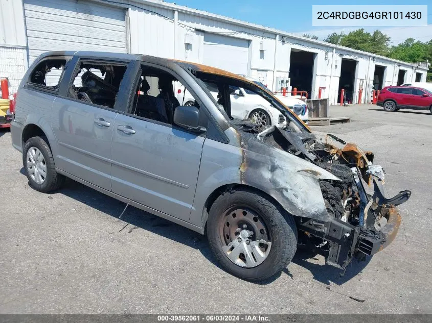 2C4RDGBG4GR101430 2016 Dodge Grand Caravan Se