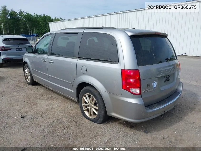 2C4RDGCG1GR366675 2016 Dodge Grand Caravan Sxt