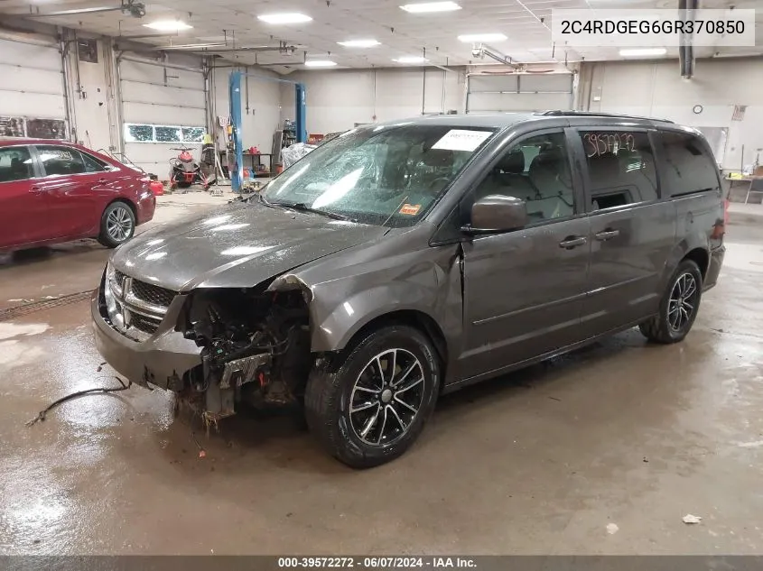 2C4RDGEG6GR370850 2016 Dodge Grand Caravan R/T