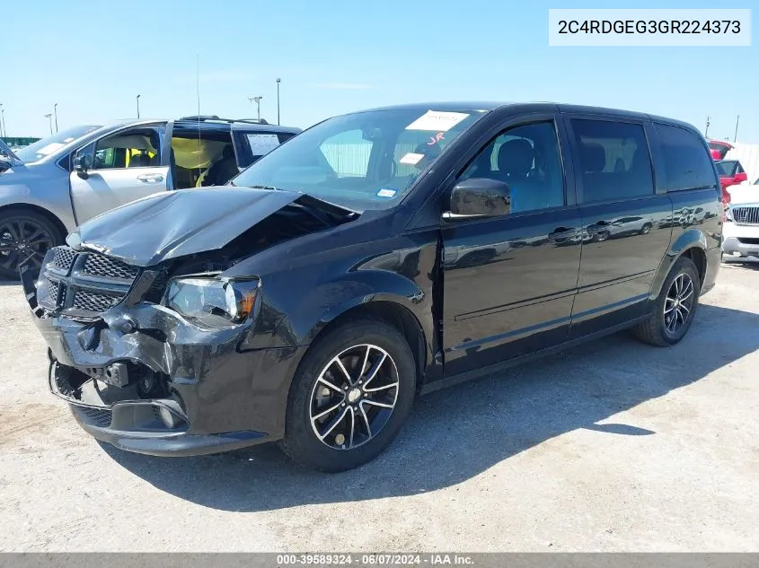 2C4RDGEG3GR224373 2016 Dodge Grand Caravan R/T