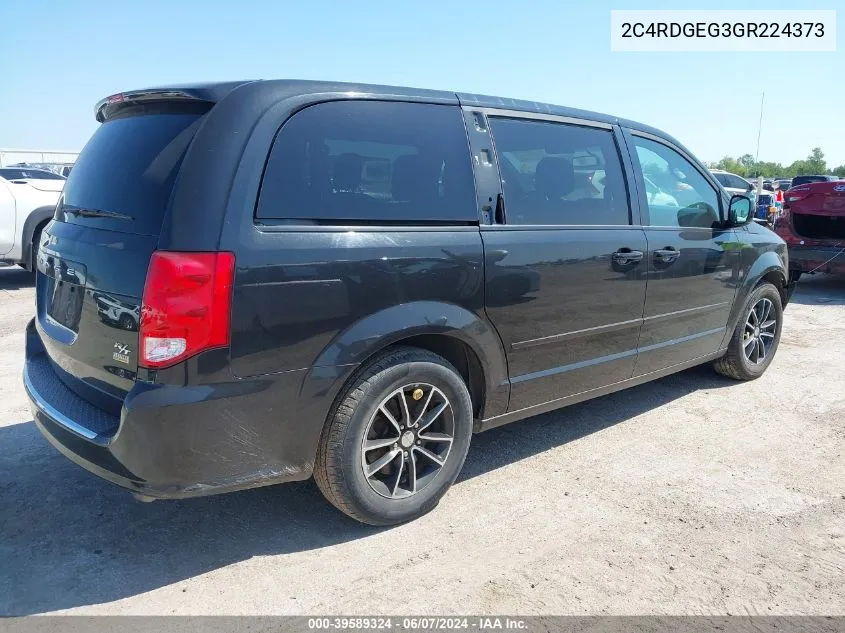 2C4RDGEG3GR224373 2016 Dodge Grand Caravan R/T