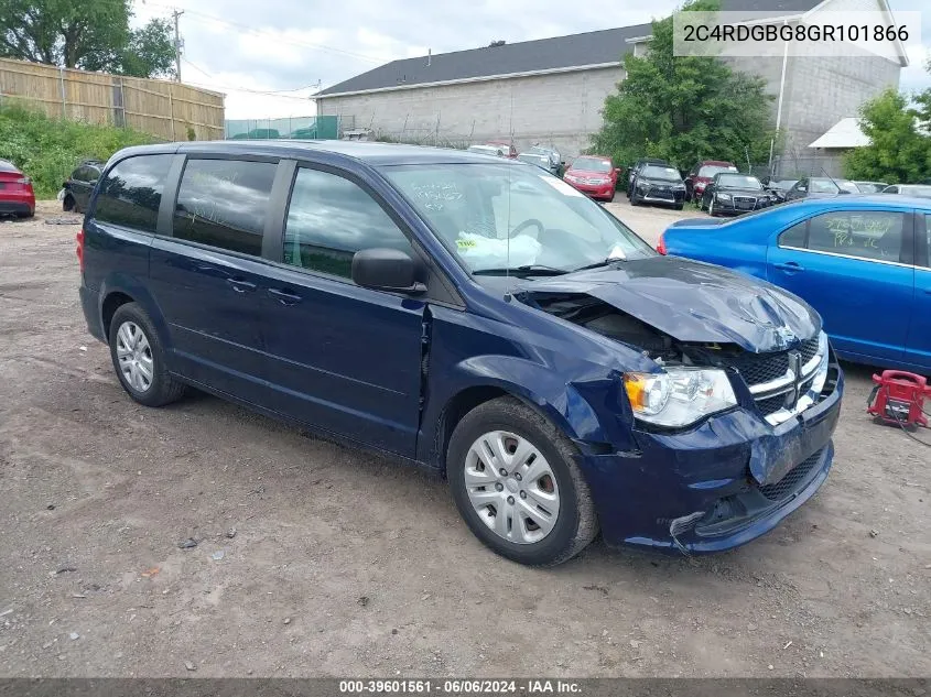 2C4RDGBG8GR101866 2016 Dodge Grand Caravan Se