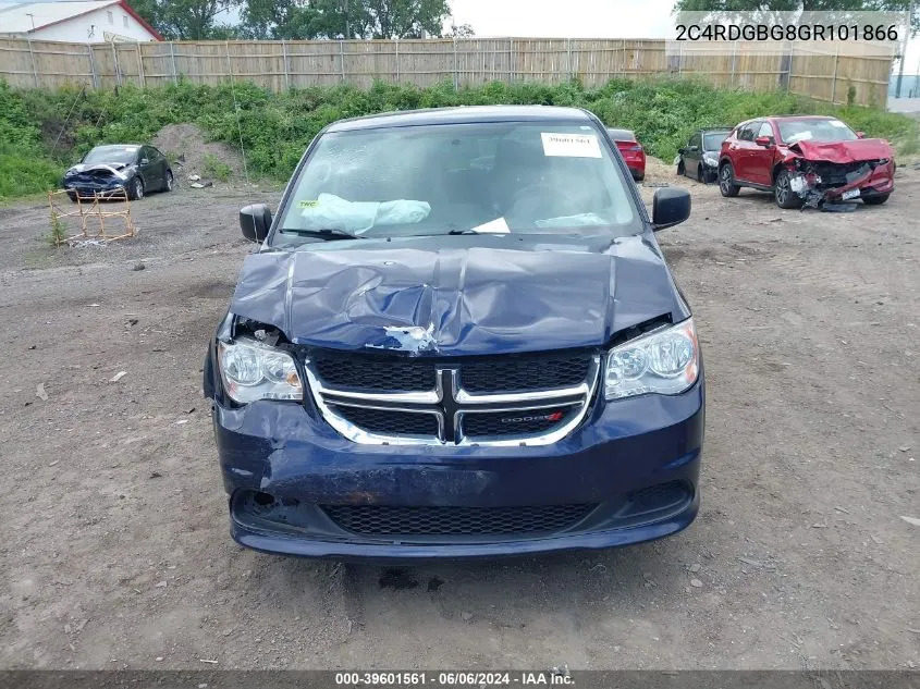 2C4RDGBG8GR101866 2016 Dodge Grand Caravan Se