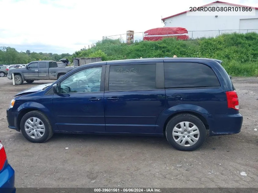 2C4RDGBG8GR101866 2016 Dodge Grand Caravan Se