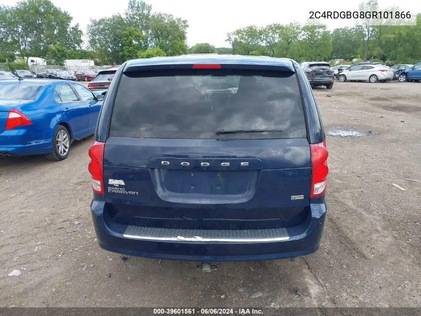 2C4RDGBG8GR101866 2016 Dodge Grand Caravan Se