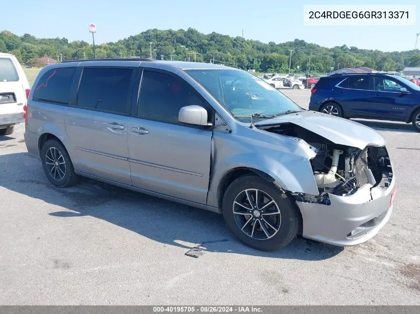 2C4RDGEG6GR313371 2016 Dodge Grand Caravan R/T