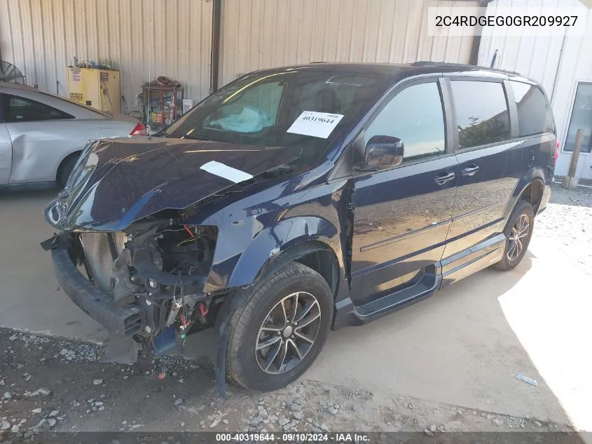 2C4RDGEG0GR209927 2016 Dodge Grand Caravan R/T