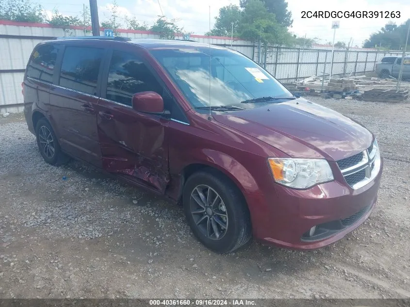 2016 Dodge Grand Caravan Sxt VIN: 2C4RDGCG4GR391263 Lot: 40361660