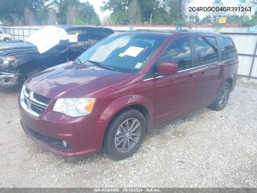 2016 Dodge Grand Caravan Sxt VIN: 2C4RDGCG4GR391263 Lot: 40361660