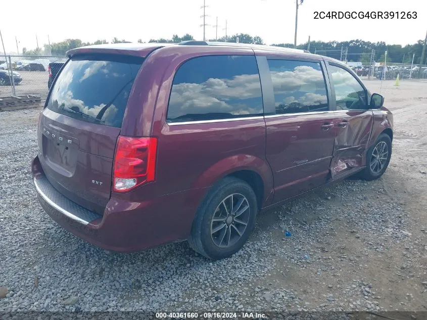 2C4RDGCG4GR391263 2016 Dodge Grand Caravan Sxt