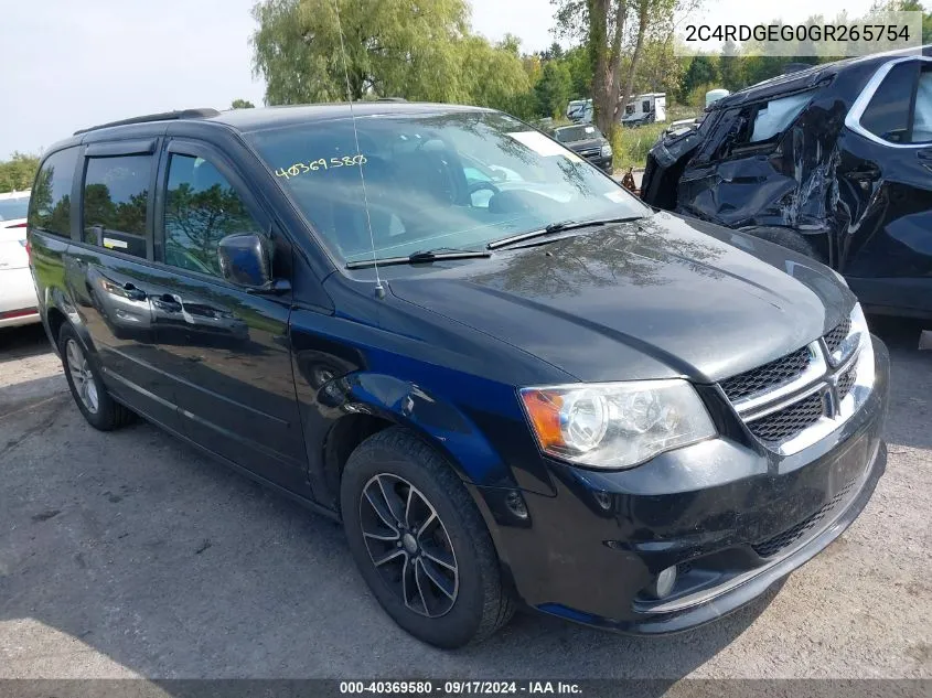 2C4RDGEG0GR265754 2016 Dodge Grand Caravan R/T