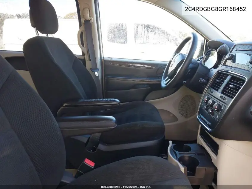 2C4RDGBG8GR168452 2016 Dodge Grand Caravan Se
