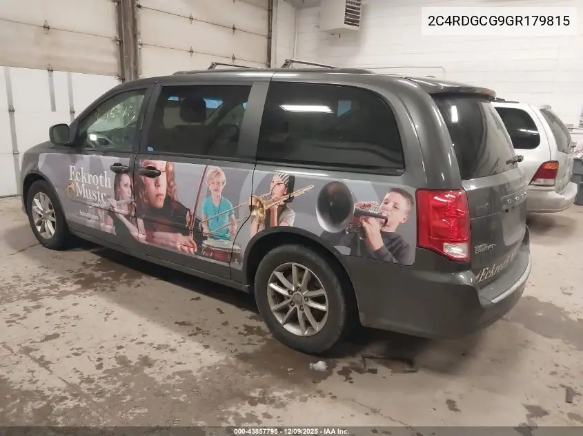 2C4RDGCG9GR179815 2016 Dodge Grand Caravan Sxt