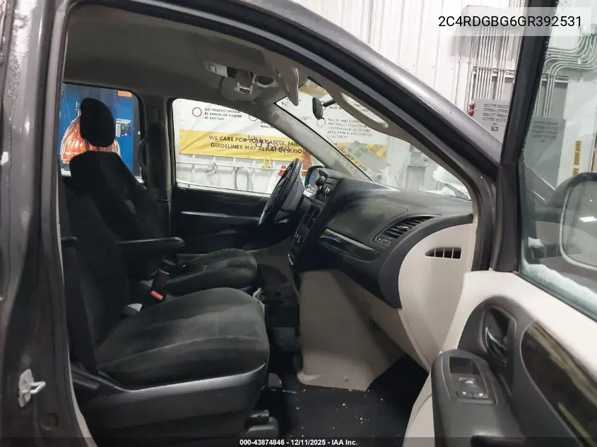 2C4RDGBG6GR392531 2016 Dodge Grand Caravan American Value Pkg
