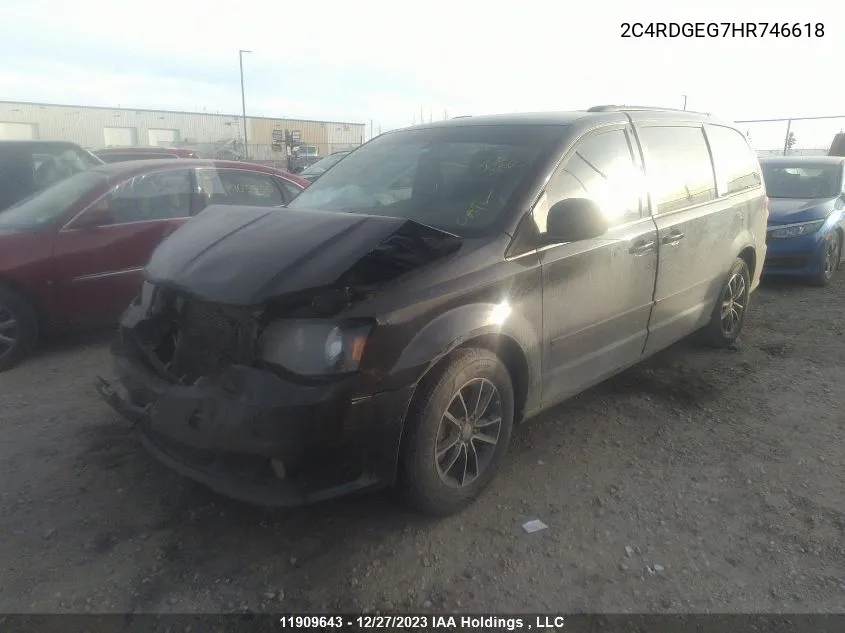 2C4RDGEG7HR746618 2017 Dodge Grand Caravan Gt