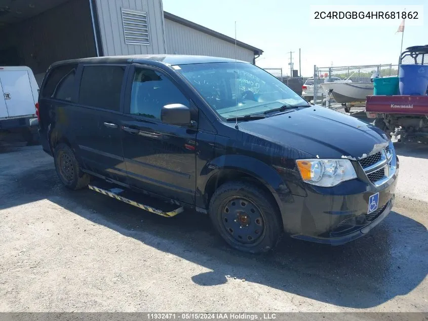 2C4RDGBG4HR681862 2017 Dodge Grand Caravan