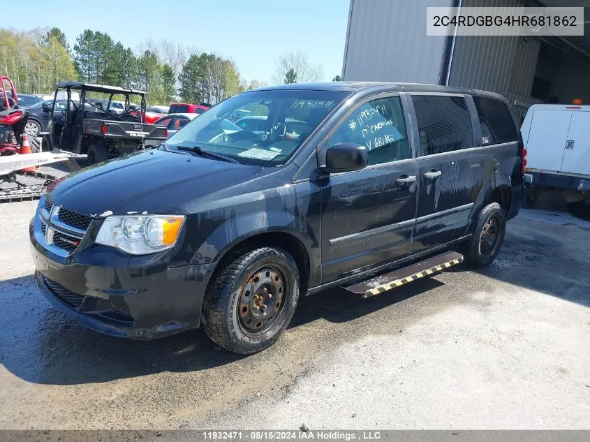 2C4RDGBG4HR681862 2017 Dodge Grand Caravan