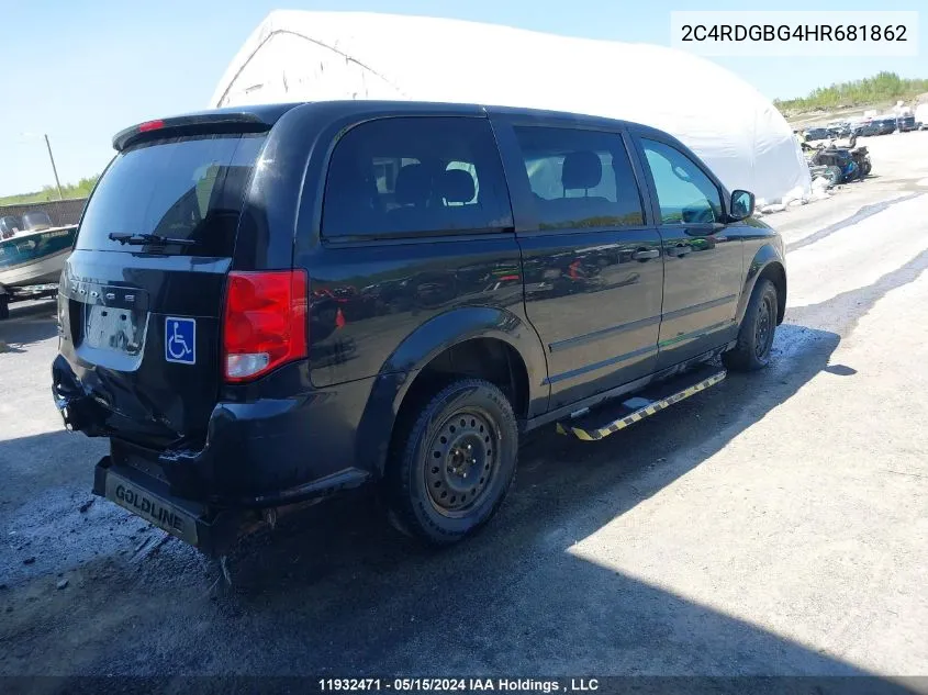 2C4RDGBG4HR681862 2017 Dodge Grand Caravan