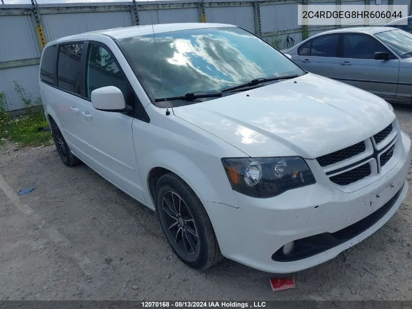 2C4RDGEG8HR606044 2017 Dodge Grand Caravan Gt